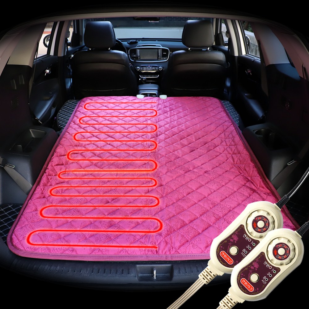 국내생산 차량용 극세사 2인용 대형 온열매트(12V) 차박 캠핑매트 135,000원