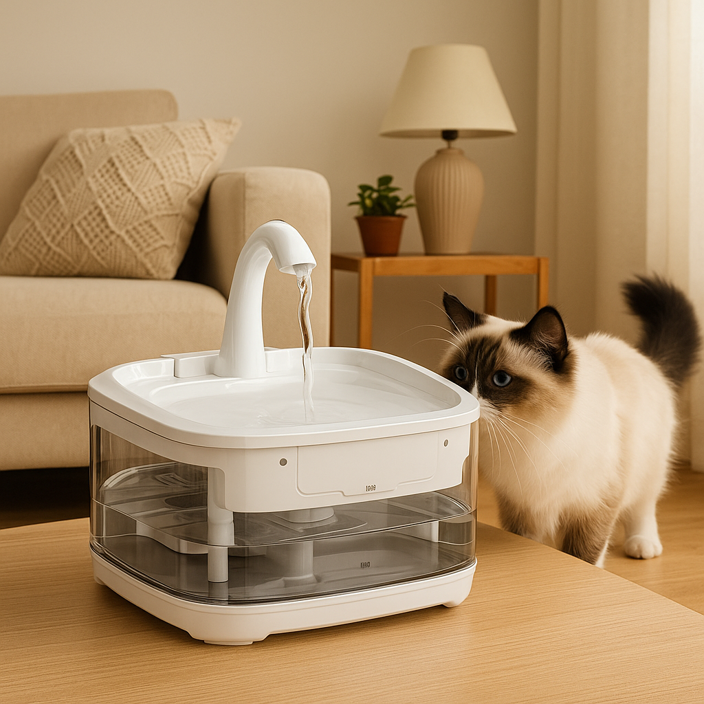 차르미콜 고양이 정수기 3.2L, 1개, 화이트, FT500-02 32,800원