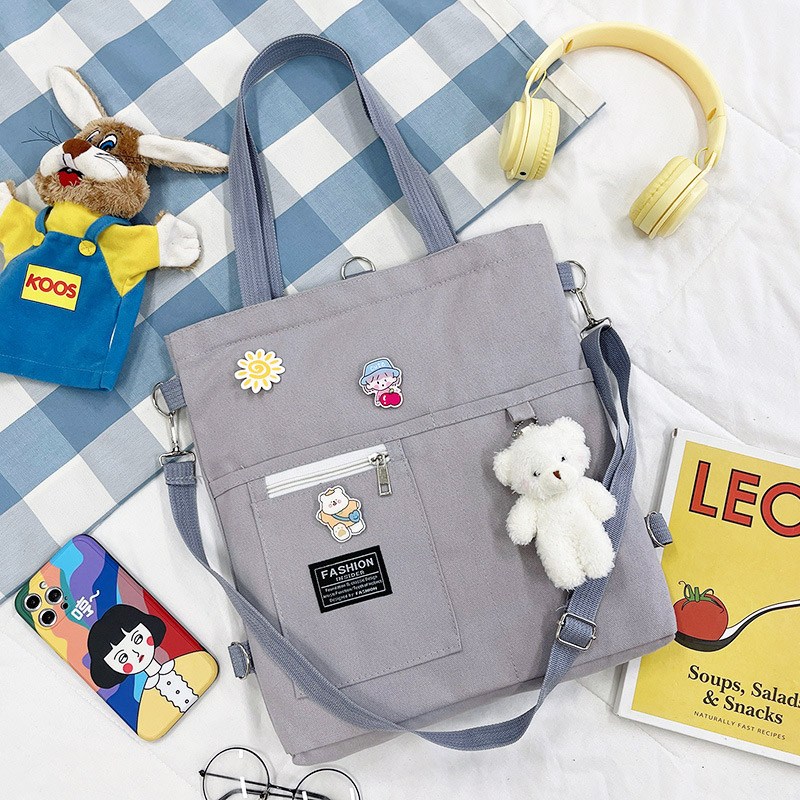 학생 데일리 캔버스 가방 크로스백 겸용 책가방 12,600원