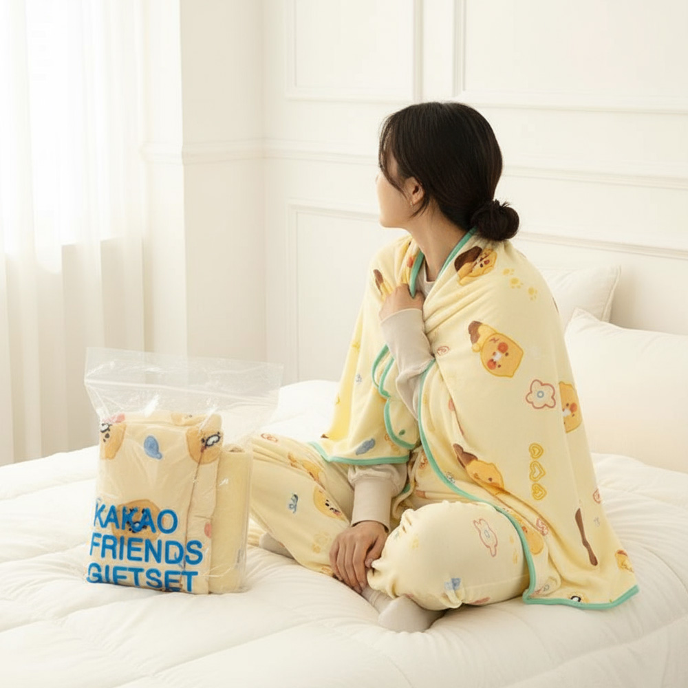 카카오프렌즈 몽글세트1 무릎담요 수면바지세트 20,900원