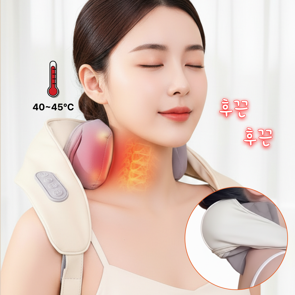 포미온 올인원 다기능 무선 목 어깨 마시지기 27,300원