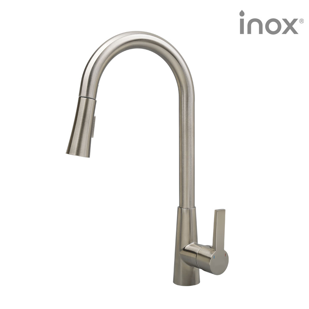 아이녹스 원홀 주방 싱크대 거위목 수전 JT-A200C-BN 니켈, 니켈, 1개 75,000원