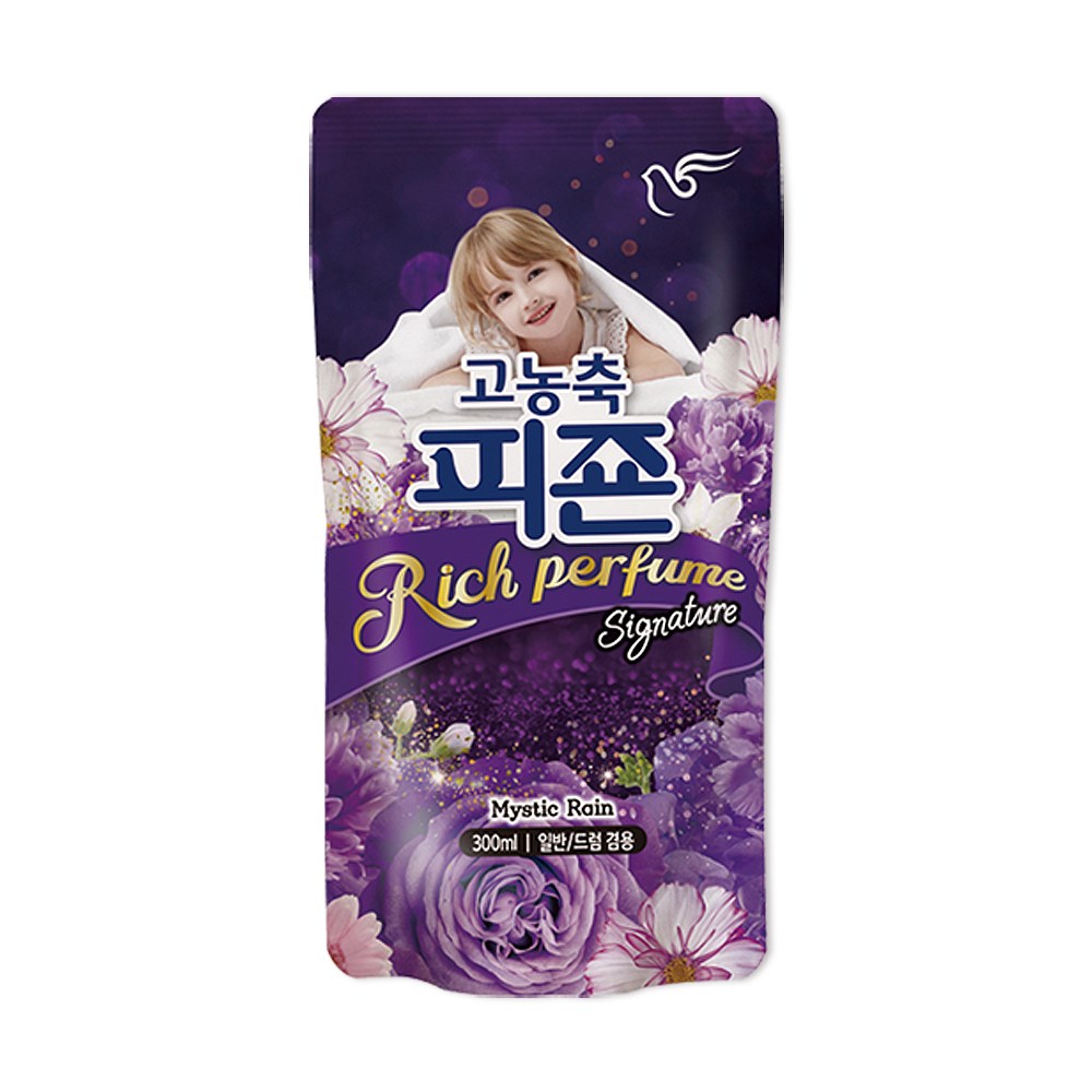피죤 고농축 시그니처 섬유유연제 리치 퍼퓸 300ml 드럼겸용 소확행몰, 1개, 300ml 910원