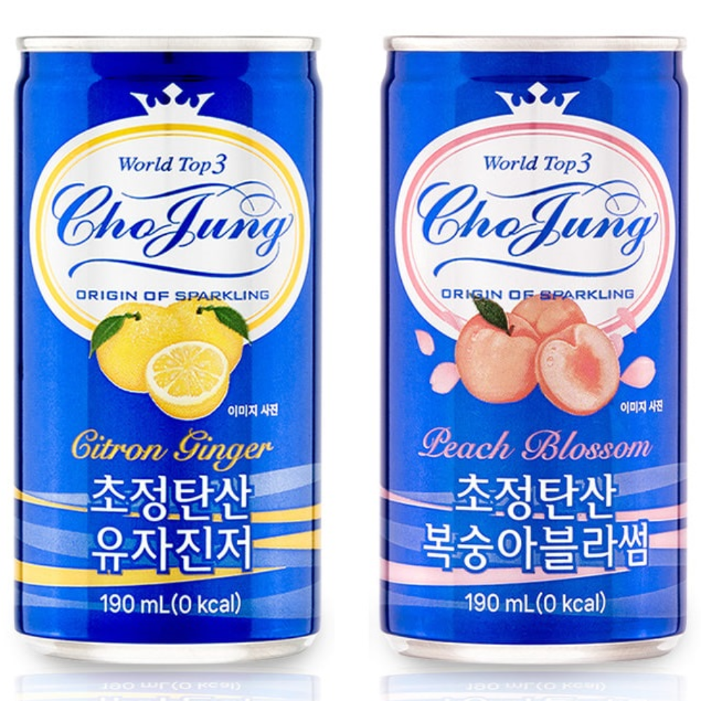 초정탄산 유자진저 복숭아블라썸 각 30캔 23,900원