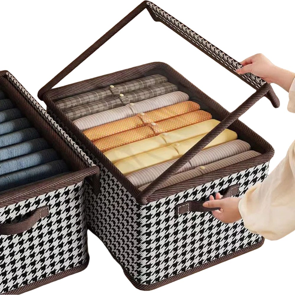 밍고쓰 접이식 투명 옷 정리함 리빙박스 3p 11,900원