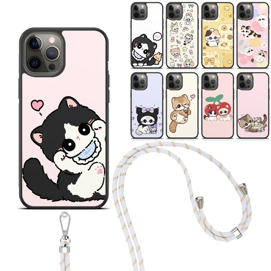귀여운 고양이 스트랩 케이스 갤럭시 A17 A37 A57 S26 S26+ S26울트라 아이폰17E 16,800원