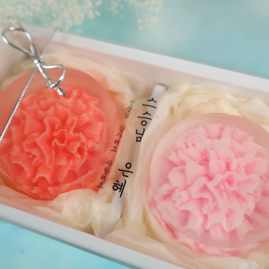 러블리 카네이션꽃비누 2구 세트, 1개입, 200g 16,800원