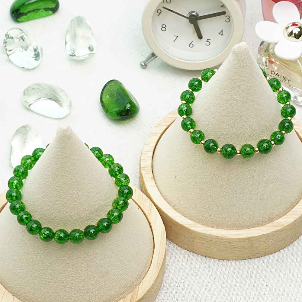8월 탄생석 페리도트 원석 팔찌 남자 여자 선물 염주팔찌 23,800원