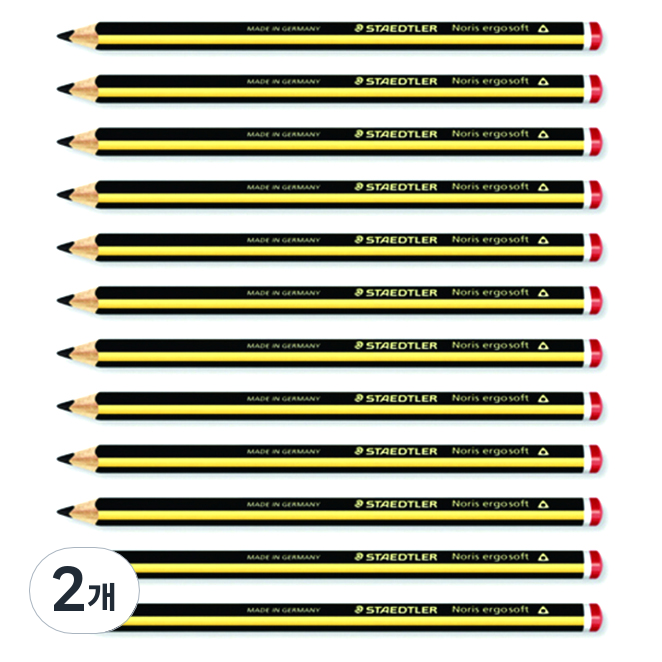 스테들러 노리스 에르고소프트 점보연필 153 2B 33,650원