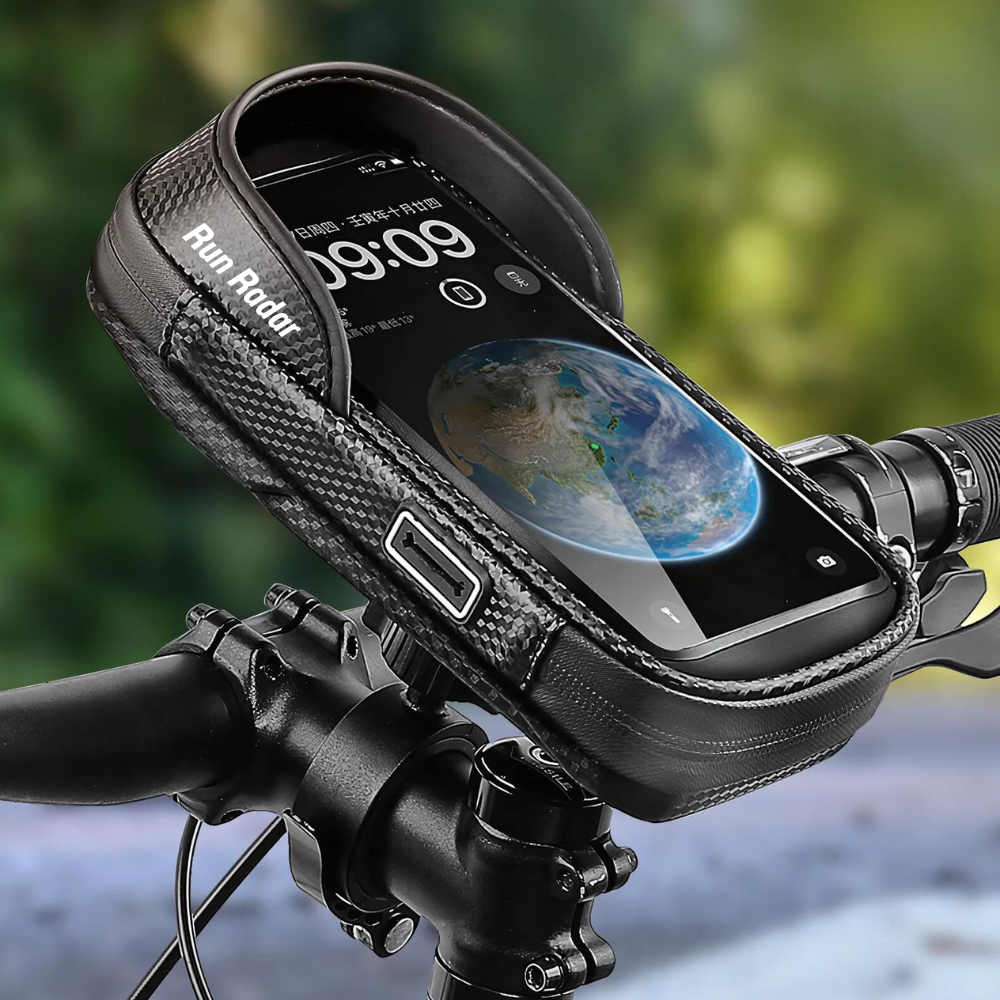 런레이더 자전거 핸들 방수가방 스마트폰 거치대 LXCB-, 1개, 블랙 22,100원