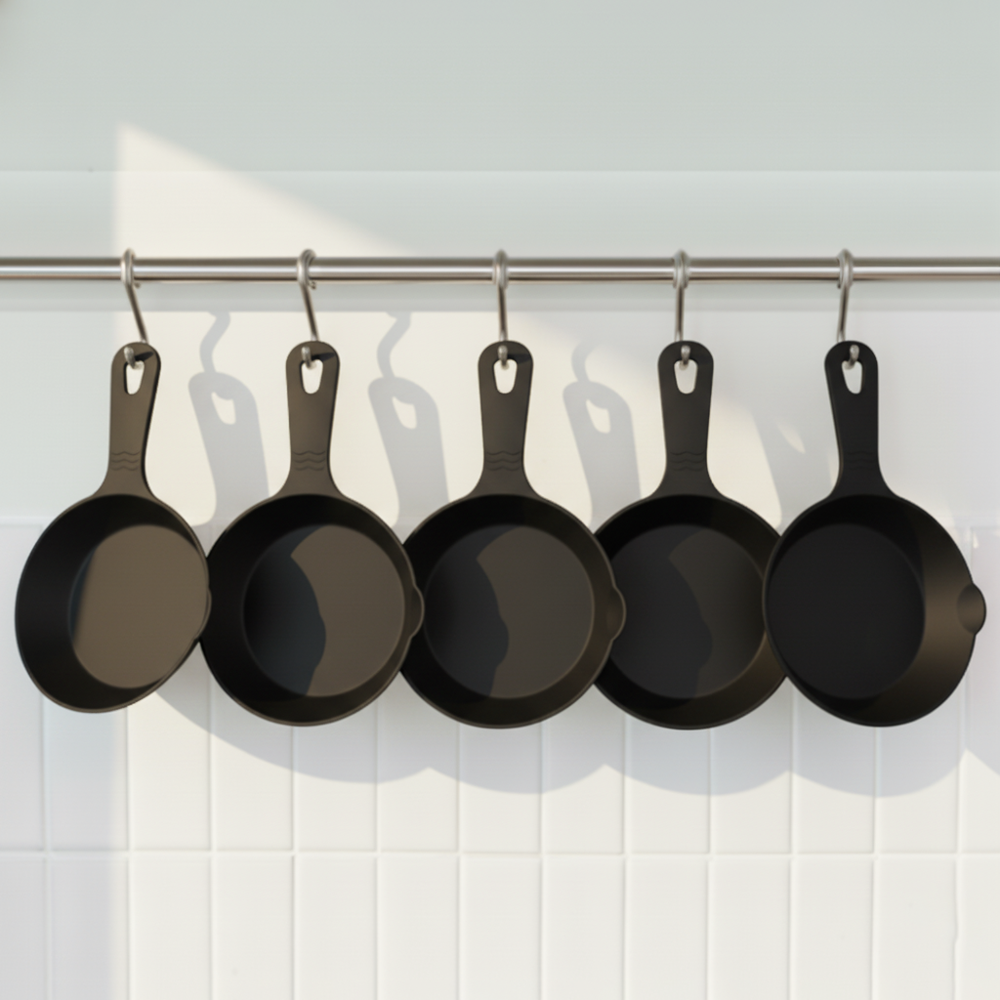 리빙메이트 국산 먹방 손잡이 앞접시, 5개, 앞접시 5p, 블랙 7,050원