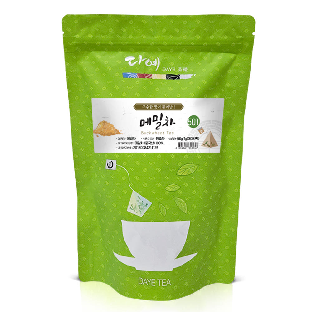 [본사직영] 다예 맛있는 100% 메밀차 생분해 삼각티백 13,000원