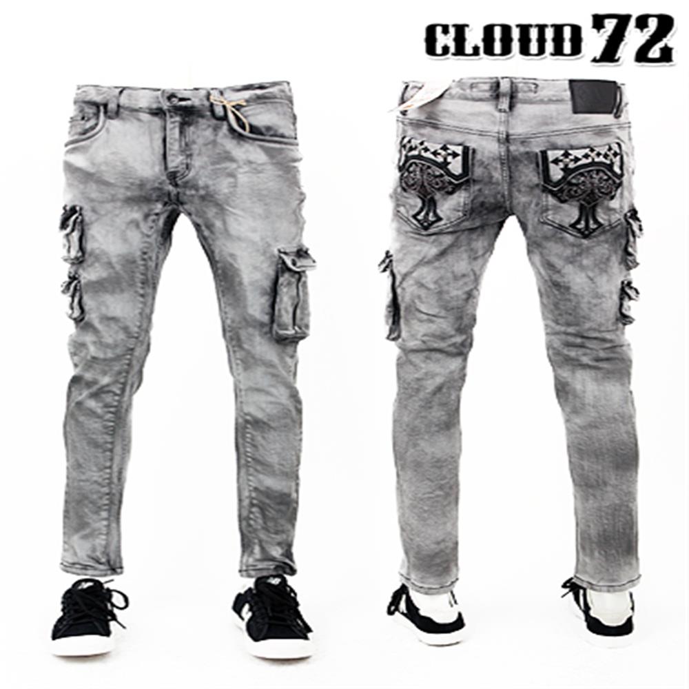 기사미 클라우드72 카고스타일 빈티지청바지 바이크진 락스타일 705 Grey 128,700원