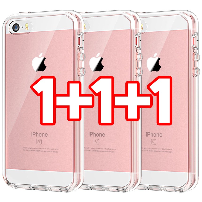 벌크온 1+1+1 아이폰 5 5S SE 1세대 슬림 투명 젤리 소프트핏 기본 케이스 5,980원