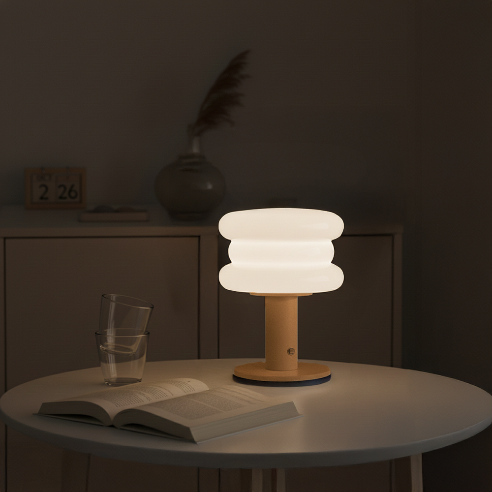 미드무드 미드센츄리 인테리어 마카롱 미니 무드등, 화이트 + 크림버터 35,800원