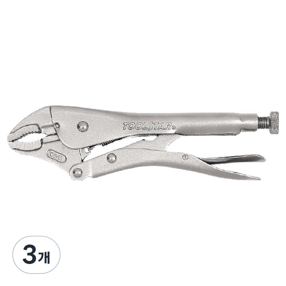 툴스타 바이스 그립 락킹 플라이어 180mm TS-GP-7, 3개 15,930원
