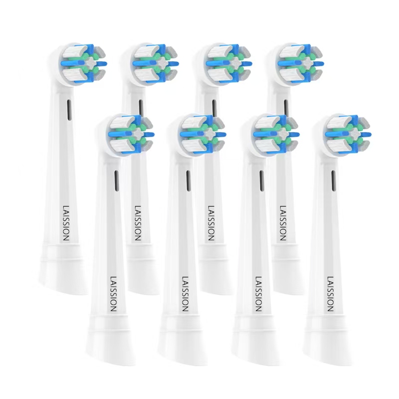 Laission 오랄비 iO 시리즈 호환 교체용 칫솔모 입 / 특허 기술 / 프리미엄 초미세모 / 경제적인 대용량 패키지, 8개, white, SJ157-75 33,900원