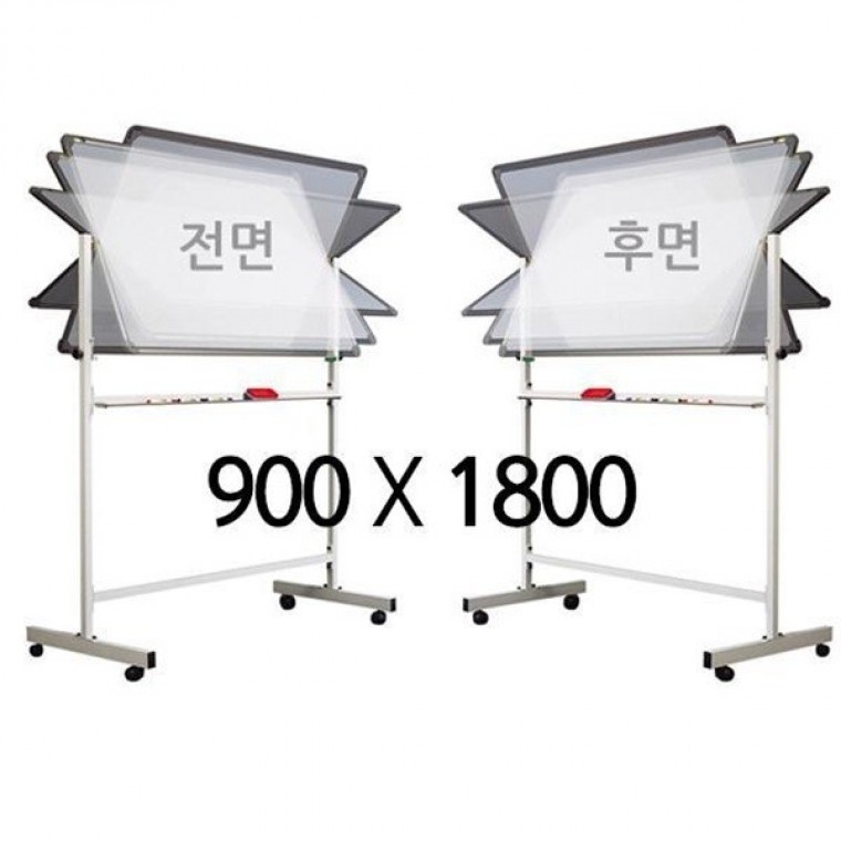 자석 양면 화이트보드 900x1800mm 이동식 세트, 상세페이지 참조 388,710원