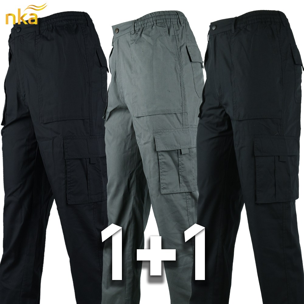 엔케이아울렛 [1+1]NK윈드C면건빵팬츠 남자 남성 봄가을 카고 캐주얼 허리조절 작업복 등산복 30,800원