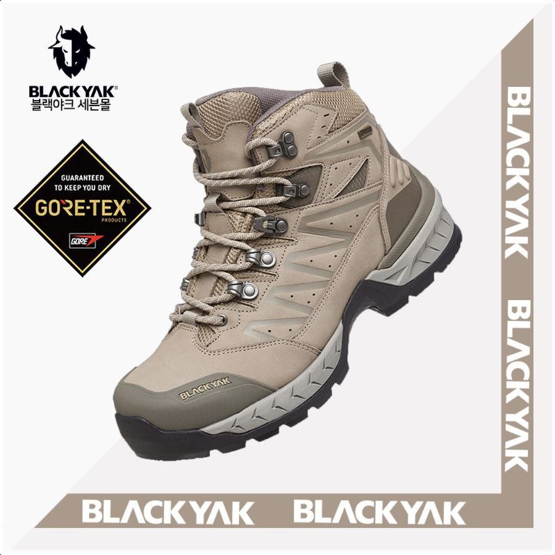 블랙야크 고어텍스 등산화 야크로드 3 GTX 그레이 ABYSHX2975 공용 가죽 미드컷 방수 148,100원