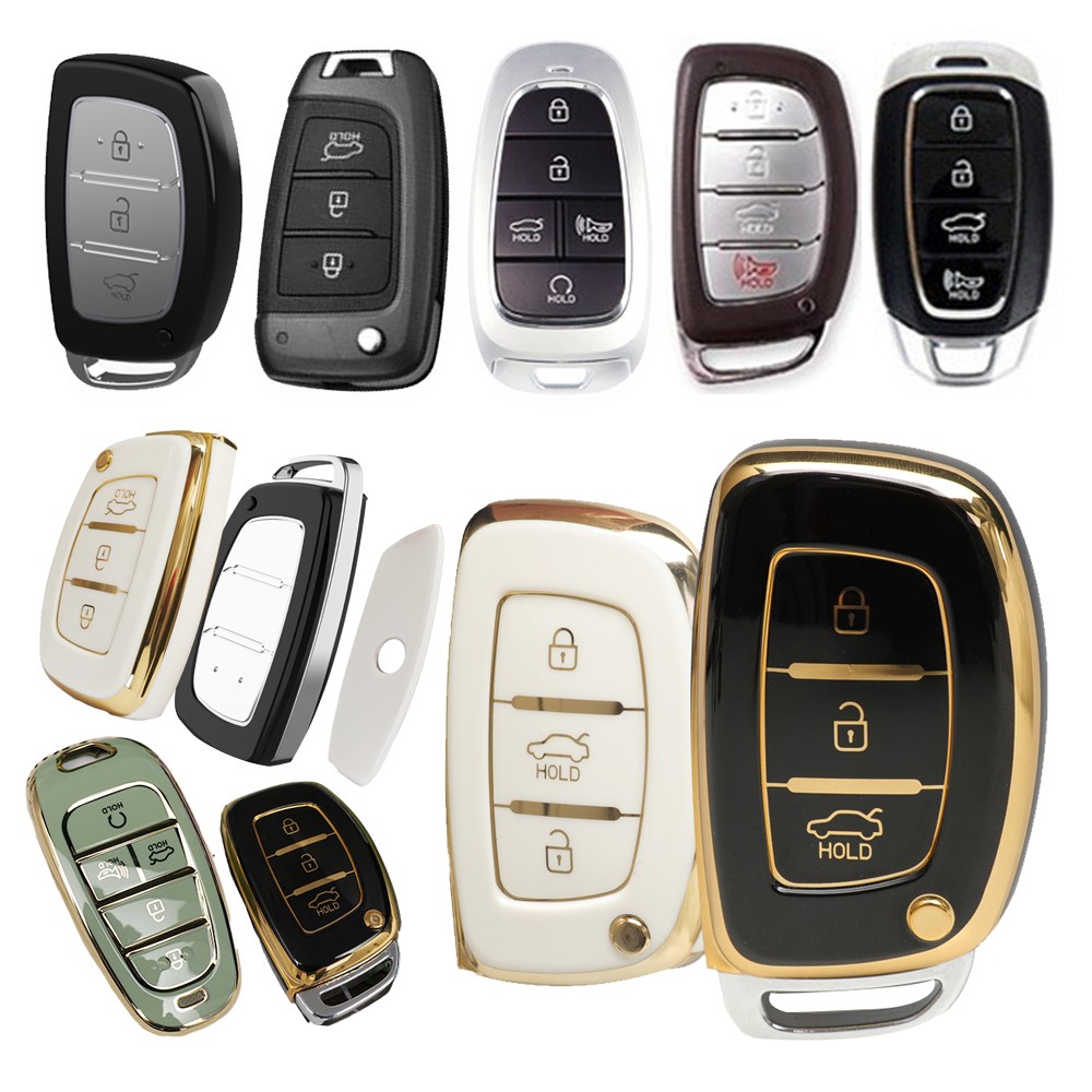 바이어블 현대 호환 차량용 TPU 풀커버 키케이스 키홀더 키커버 / 쏘나타 넥쏘 그랜저 아반떼 투싼 제네시스 쿠페 5,600원