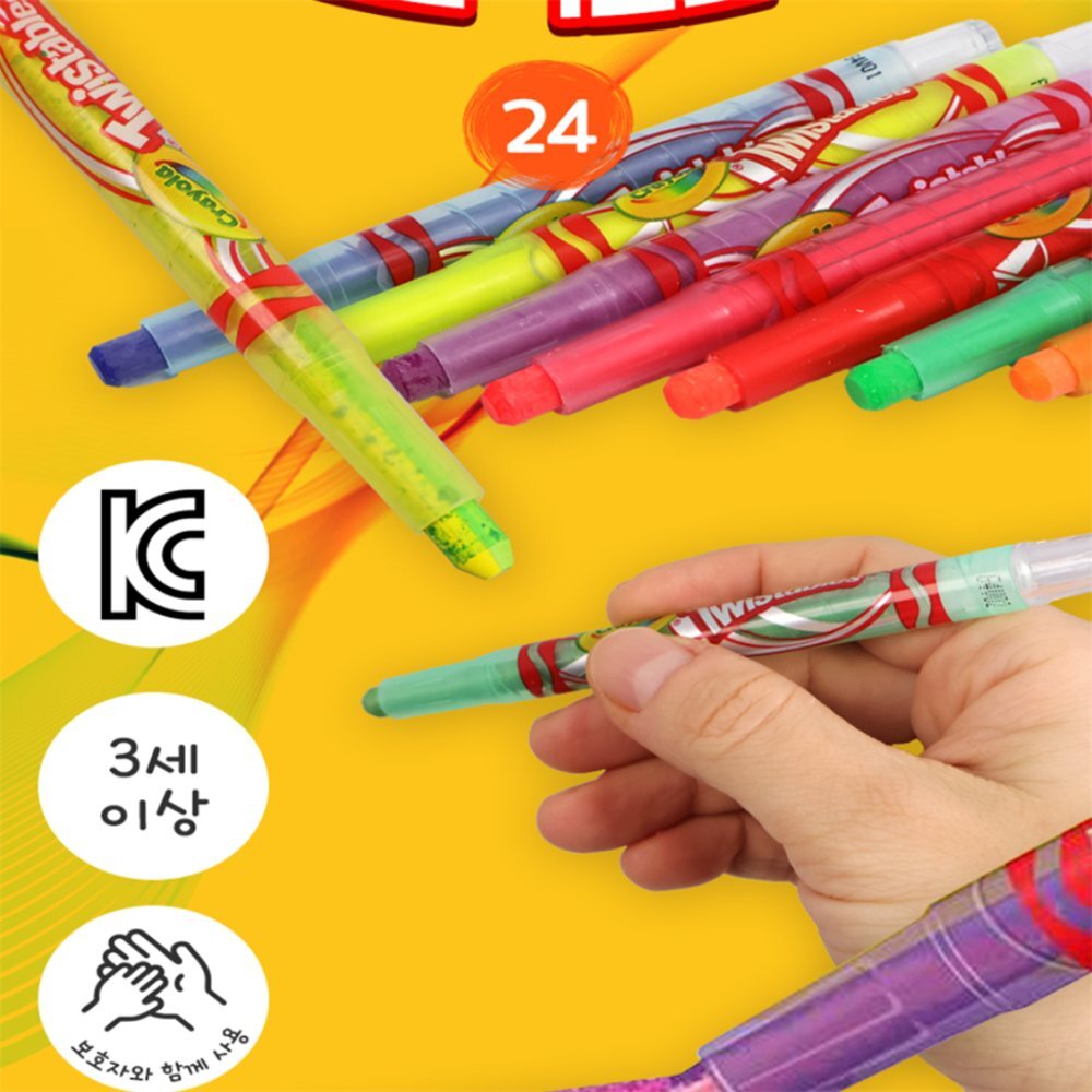 웅스토어 색연필24색 KC인증안전한어린이색연필 24,480원