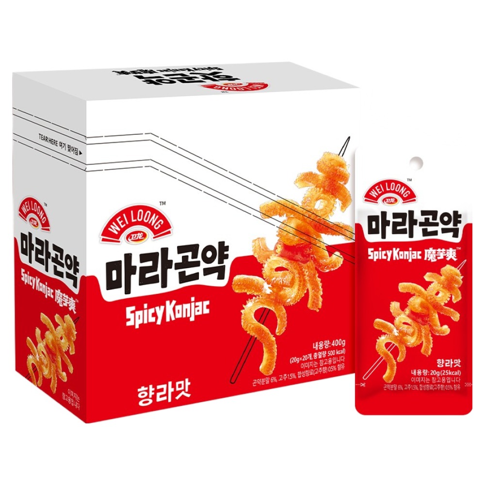 웨이롱 마라곤약 향라맛, 20개, 20g 7,390원