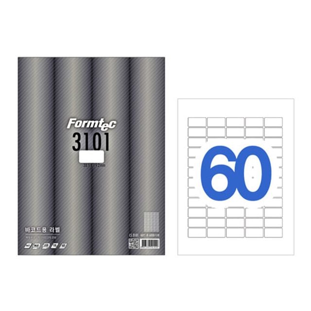 폼텍)바코드용라벨(LS-3101/100매)-박스(10권입) nys+1994Co 278,010원