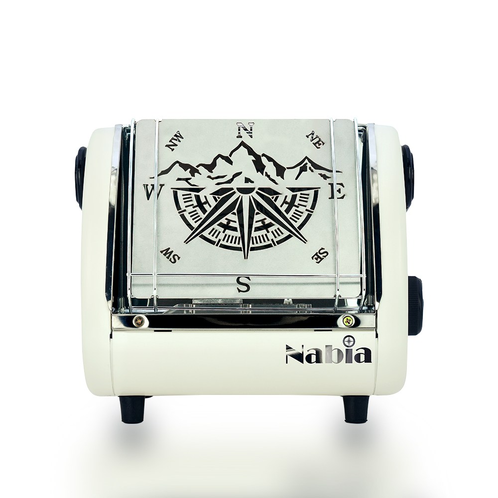 컴퍼스 플레임 불멍 캠핑용 부탄가스 소형 작은 히터 난로, 아이보리 79,000원