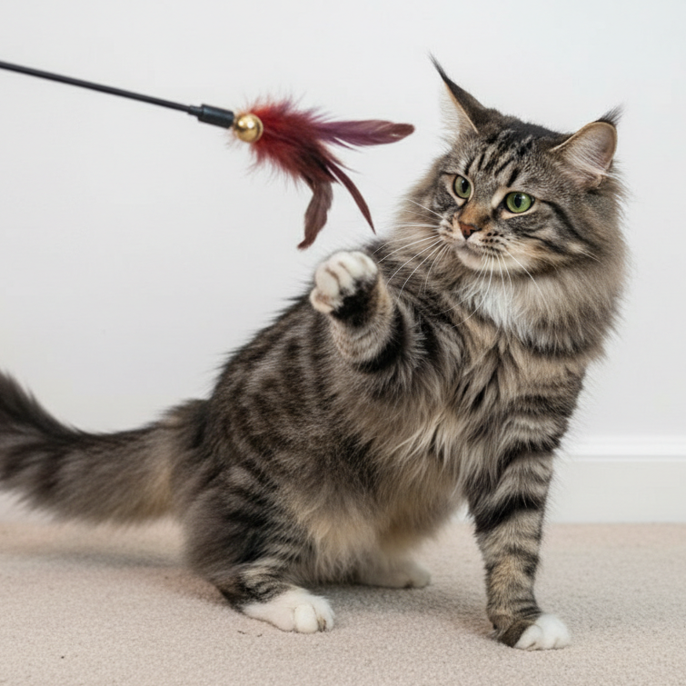 더플렛 고양이 방울 낚시대 깃털 낚시대 스틱 낚시대 20,000원