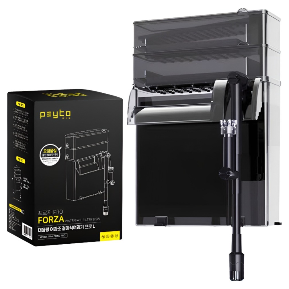 페이토 포르자 하이브리드 걸이식여과기 L PK-LF1000 PRO, 8.5W, 1개 54,800원
