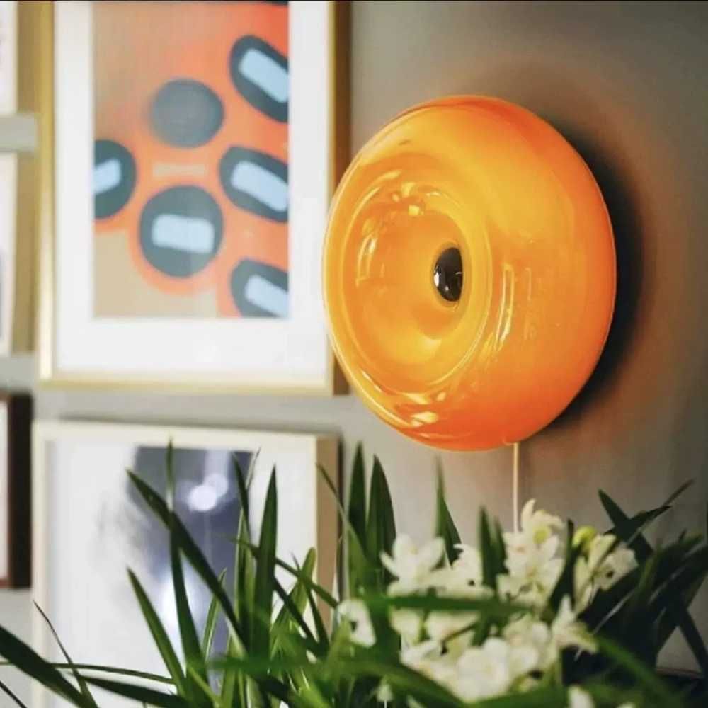 도넛조명 터치식 온화한 스탠드 노르딕 램프 오렌지 무드등 터치 스위치, 오렌지 벽등 57,600원
