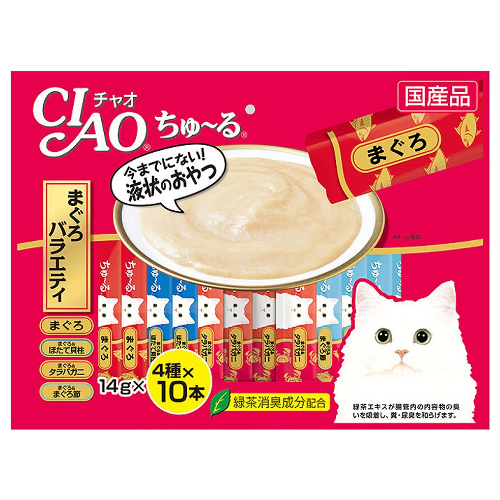 이나바 챠오츄루 고양이 간식, 참치, 14g, 40개 22,500원