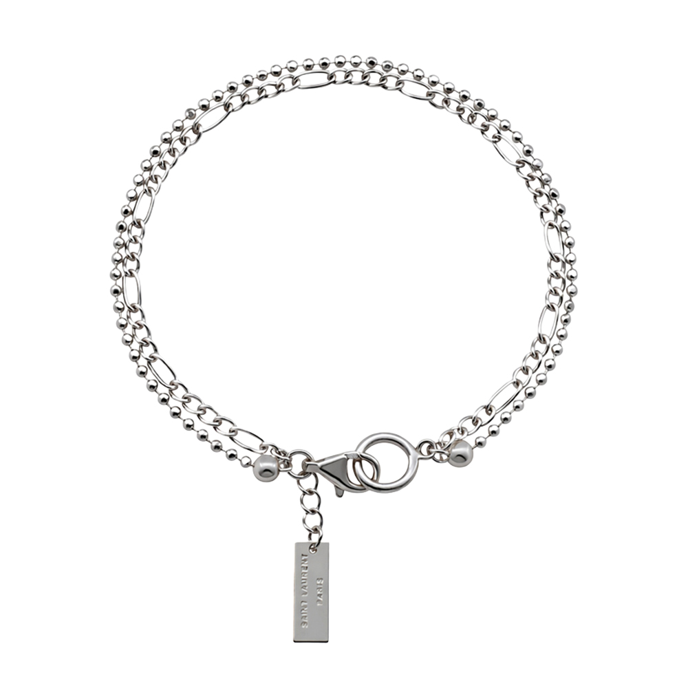 헤미안 실버 925 더블 체인 두줄 은 팔찌 HW250767 84,900원