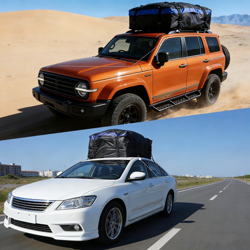 자동차 대용량 방수 루프백 차량용 캠핑용 외출용 루프박스  대용량 425L  최대하중40KG 48,200원