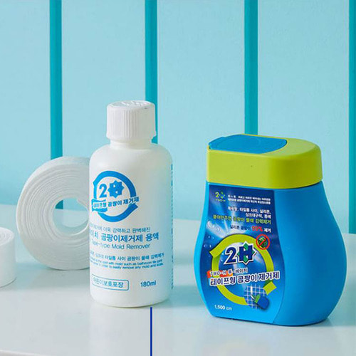 투에이치 곰팡이 제거 테이프 제거제 벽지 줄눈 베란다 창문 화장실 실리콘 테이프형 원셋트 20,800원