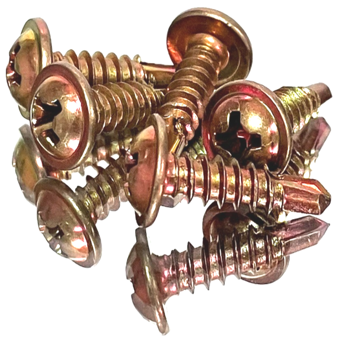 직결피스 철판용 나사 철 와샤머리 황색 #8(4.2mm) 10mm~150mm, 500개 5,810원