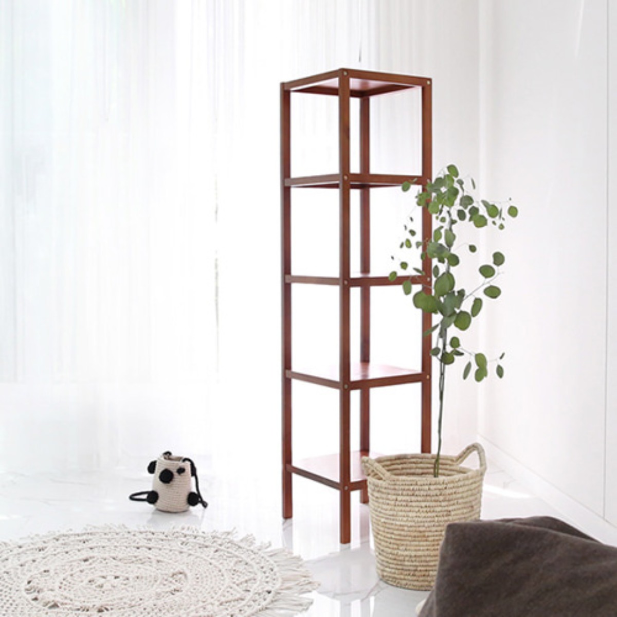 벤트리 브라우니 원목 사각선반 4size 다용도 수납 틈새선반, 현재가 69,000원