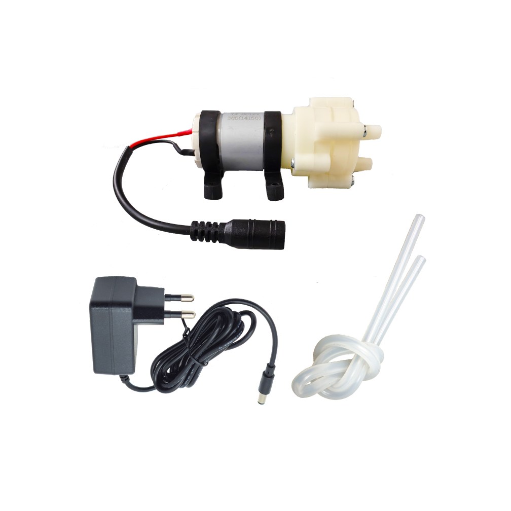 6~12V 다이아프램펌프 세트 (9V1A, 호스100cm) 15,000원