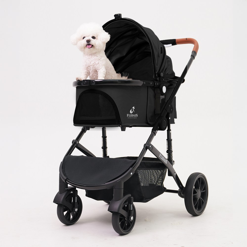 플리다스 디럭스 분리형 원터치 펫 강아지 유모차 개모차 애견 반려견 경량 퀵폴딩 소형견 중형견 179,000원