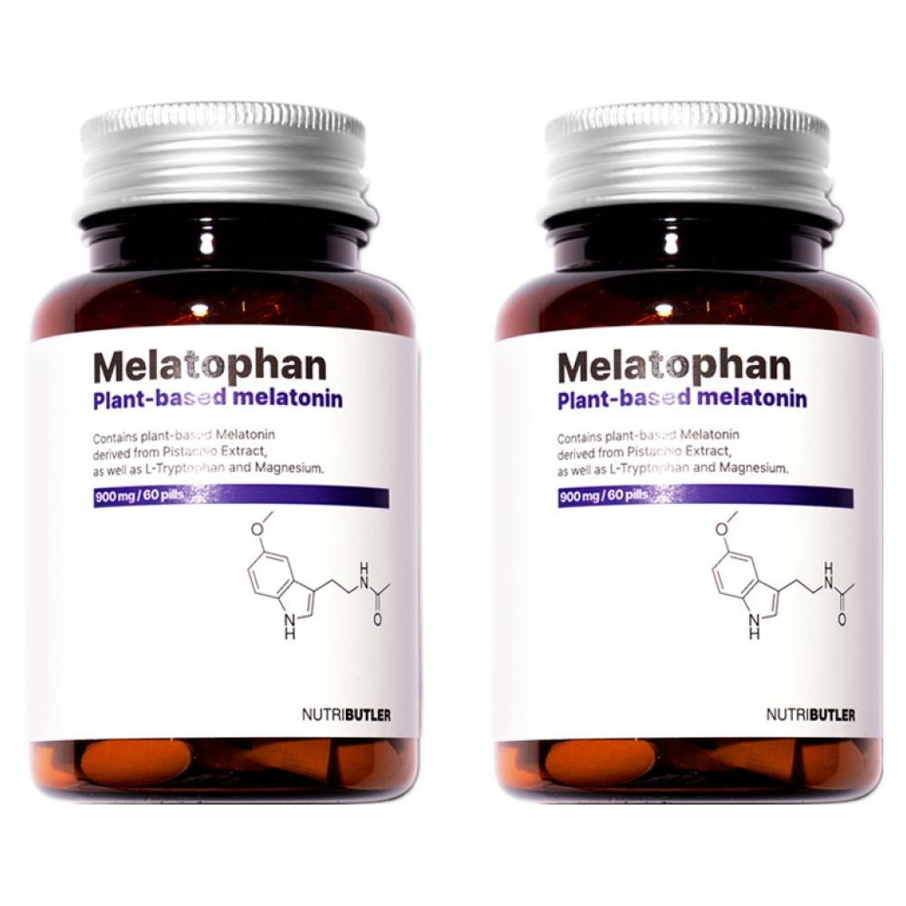 뉴트리버틀러 멜라토판 식물성 멜라토닌 5mg 2.5mg 조절섭취가능, 2개, 60정 79,600원