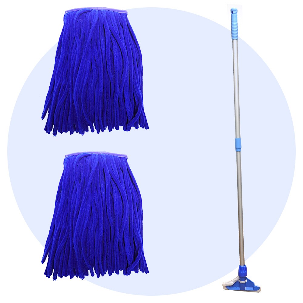 미소진몰 셔닐 마포걸레 210g + 알루미늄 마포대 세트, 다크블루, 1개 17,400원