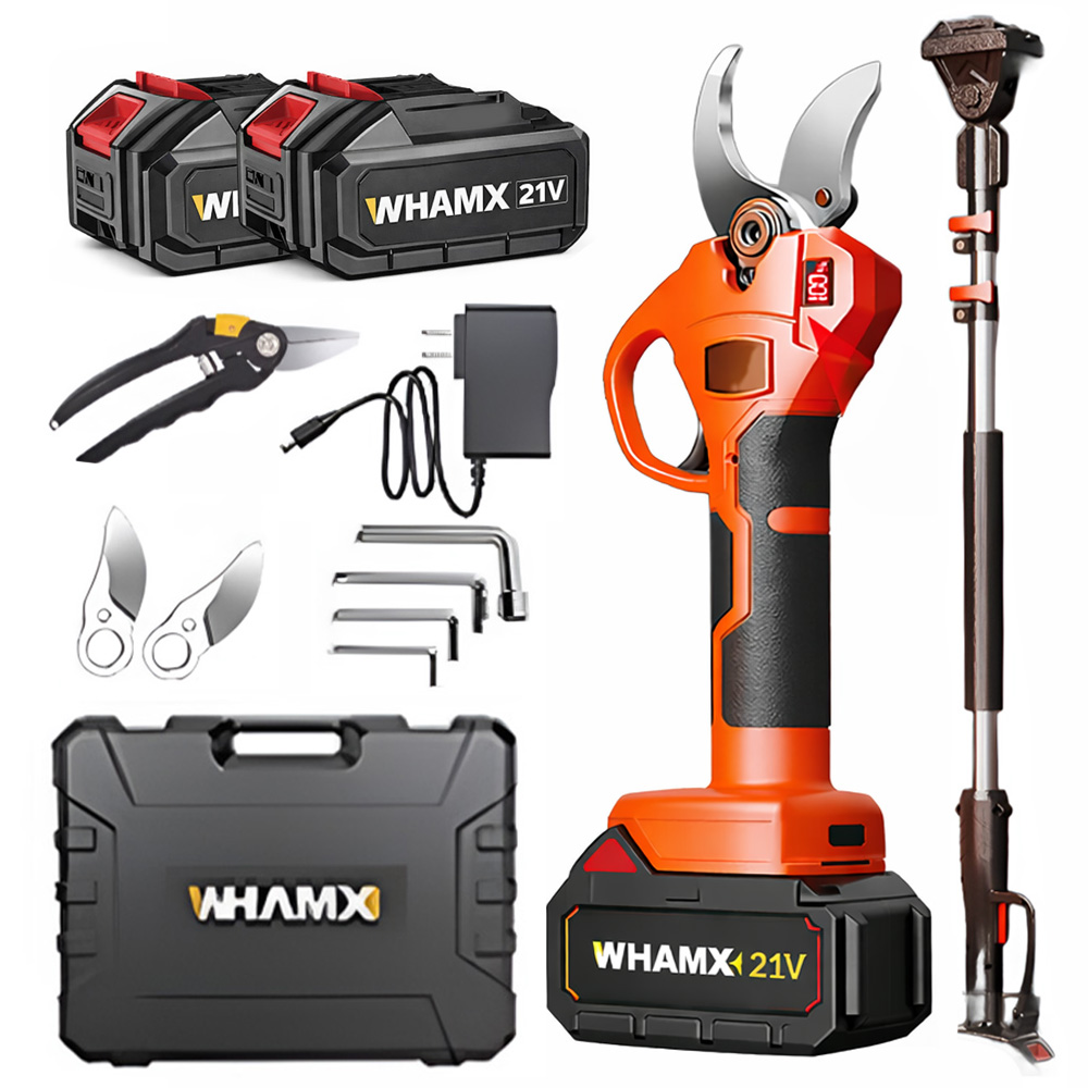 [경농] 21V 60mm 전동가위 충전식 연장대 고지 나무 가지치기 전지가위 풀세트, 1세트 159,000원