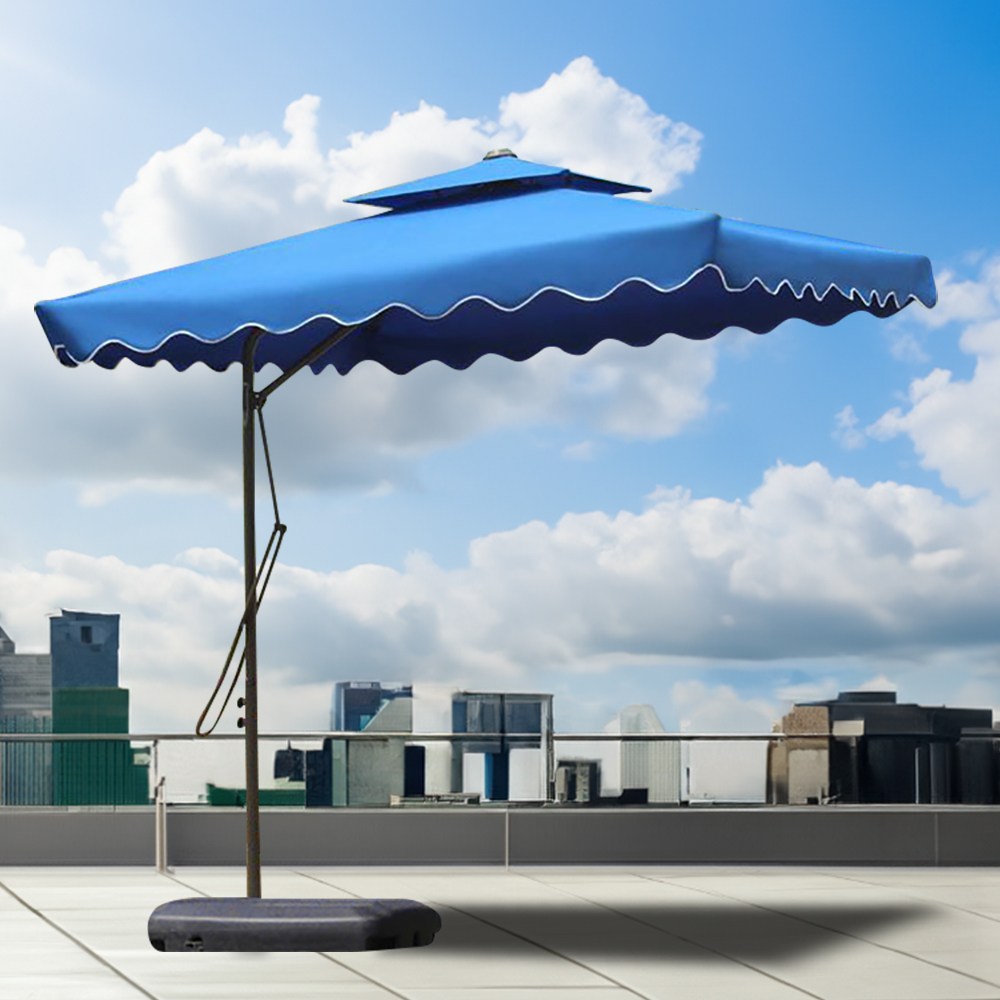 직사각 폴딩 다용도 대형 사각 폴딩파라솔 야외 그늘막 옥상 테라스 홀딩파라솔 파라솔만, 사각폴딩파라솔 화이트, 단일상품 79,900원