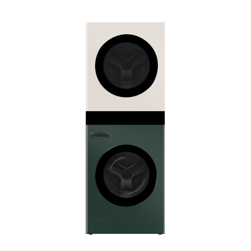 25년 LG 오브제 워시타워 25kg+25kg 그린 베이지 WA2525GEHF 3,930,000원