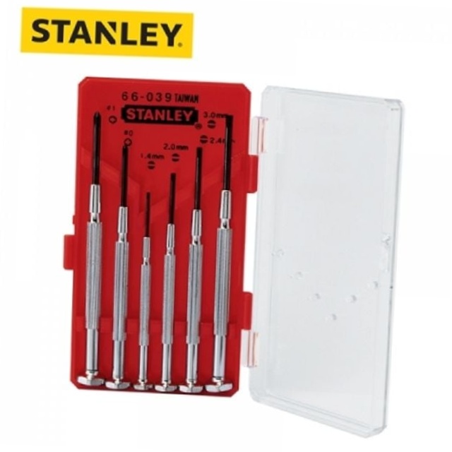 스탠리 정밀 드라이버 6종 세트 STHT66039-8 9,330원