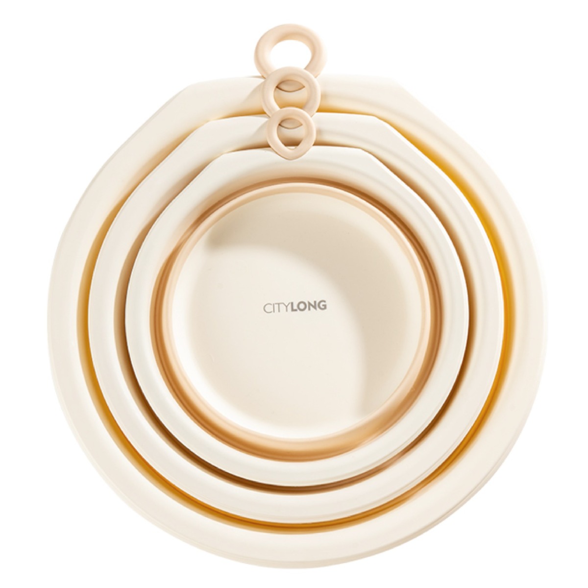 Citylife 접이식 대야 세트 실리콘 세면대 욕실용 휴대용 물통, 1세트, 크림 옐로우 10,590원