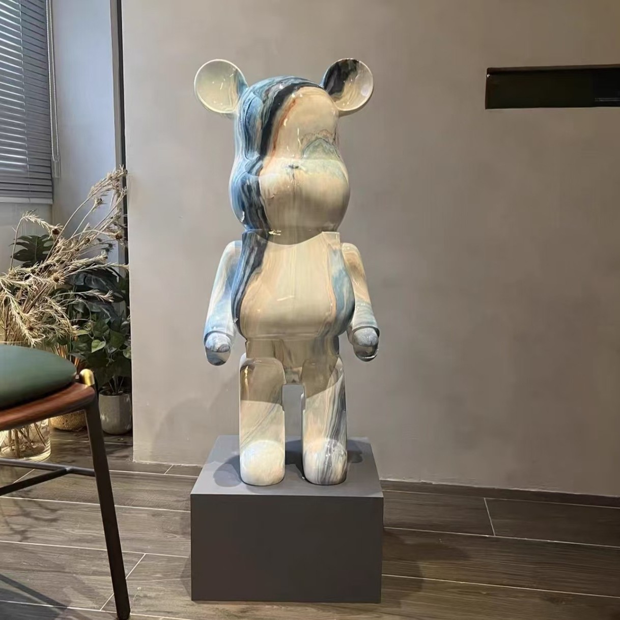 리틀보트 대형 베어브릭 인테리어 저금통, 블루 믹스 85,800원