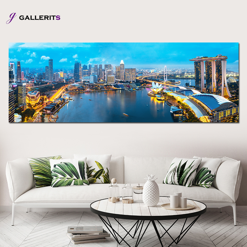 갤러리츠 싱가포르 마리나베이 바다 풍경화 사진 풍수 인테리어 액자 가게오픈 집들이 선물 55,950원