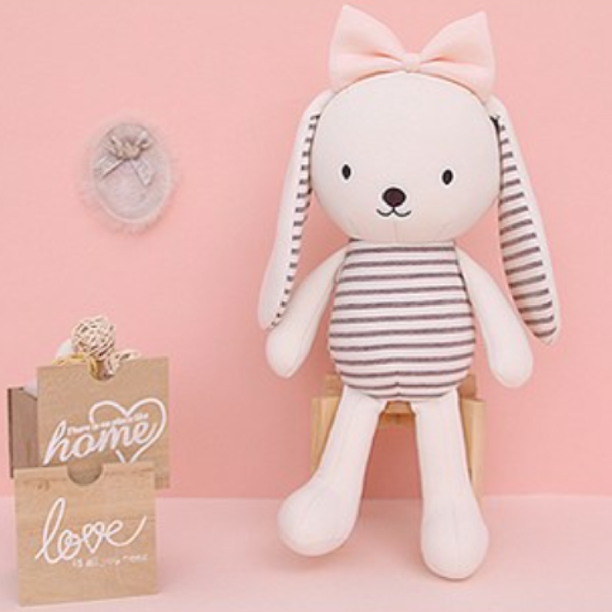 베베라온 토토리 오가닉 토끼 인형 아기 유아 애착인형, 1개 31,900원